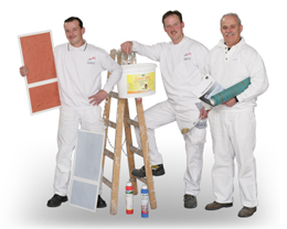 Gruppenfoto Team Malerbetrieb Peter Sistig